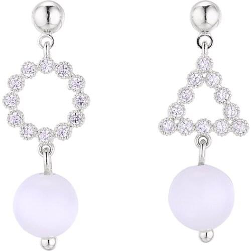 TONGKWOK Bohemia Exaggeration Dangle Earrings For Women Silk Thread Tassel Metal Long Chandelier Earrings # 136843