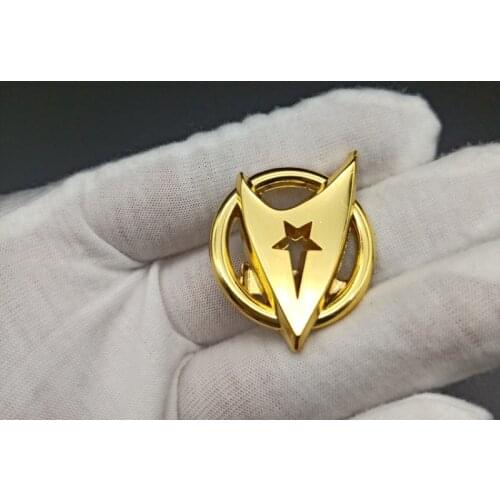 Star Trek captain badge alloy metal BROOCH BADGE Lapel Pin fashion accessories gift