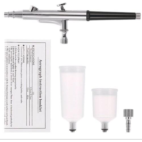 0.m Spray Gravity Feed Double Action Airbrush Cake Tattoo Decorating Brushes Sprayer Pen For Nail Manicure Air Brush