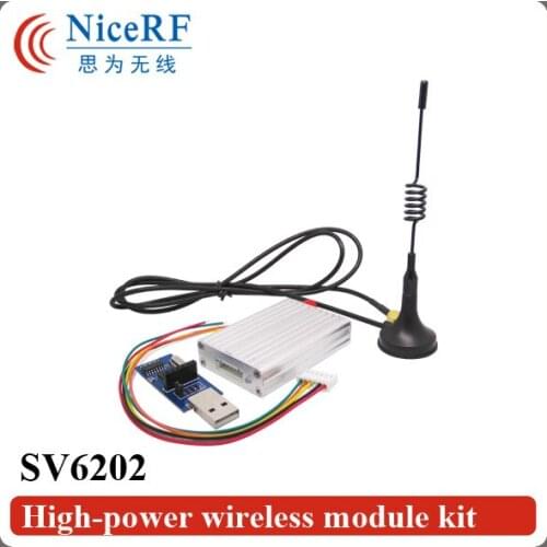 2sets SV6202 2W 433Mhz RS485 Interface Wireless module with sucker antennas