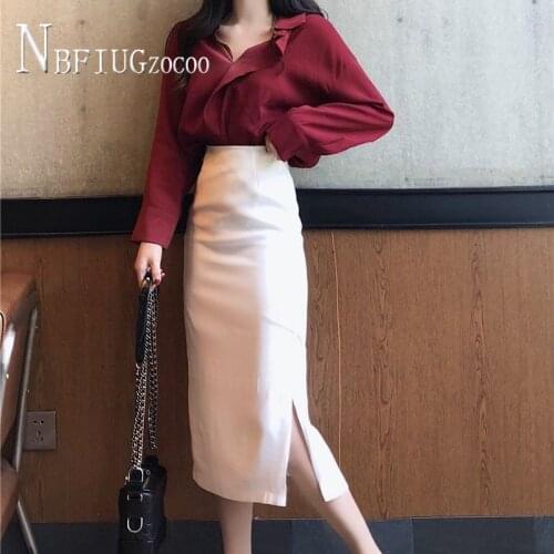 3 Styles Can Choose Women Sets Blouse And Skirt Female Sets
