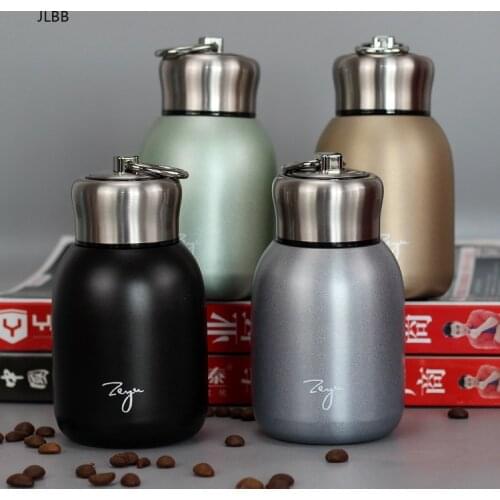 300ML Fashion Mini Coffee Vacuum Flasks Lovely Stainless Steel Thermos Portable Travel Water Bottle Cups