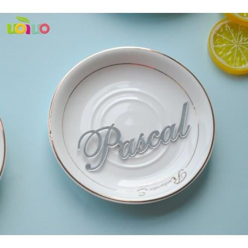 40pcs personalize acrylic names wedding favor decoration for wedding and party