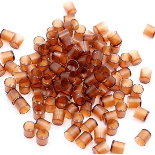 500 Pcs Beekeeping Queen Bee Cell Cups Brown Bee Feeding Tools Queen Cages Cupkit Applicable To Beekeepers