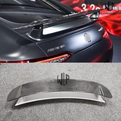 AMG GT Upper Dry Carbon Fiber Rear Spoiler Wings Car Styling For Mercedes-Benz AMG GT GT63S Style Car Body Kit