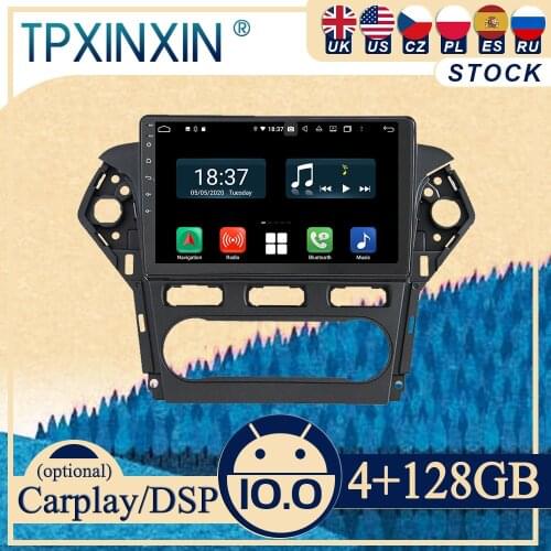 PX6 For Ford Mondeo 4 2010-2014 Android10 Carplay Radio Player Car GPS Navigation Head Unit Car Stereo WIFI DSP BT