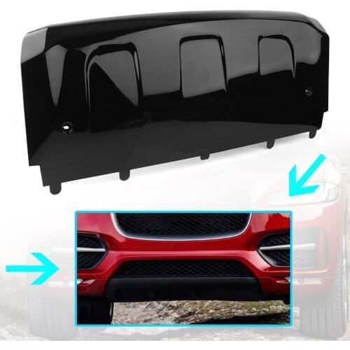 Car Front Bumper Protector Guard Skid Plate Cover For Jaguar F-Pace R-Sport 2016 2017 2018 2019 2020 ABS Plastic Gloss Black