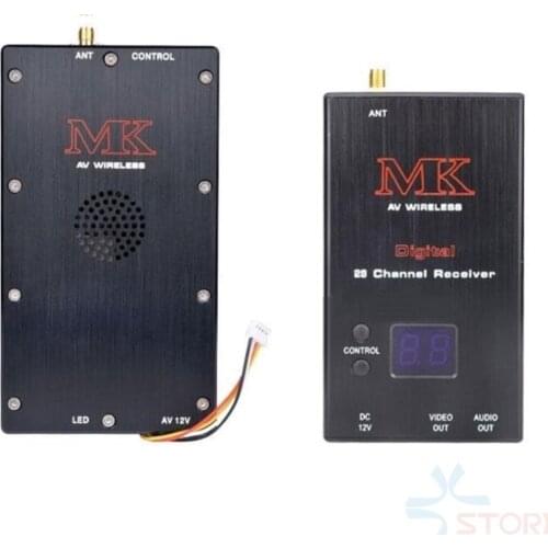 High-power long range 10W MK 15ch 0.9G-1.2G cctv transceiver wireless video transmitter & receiver monitoring transmission