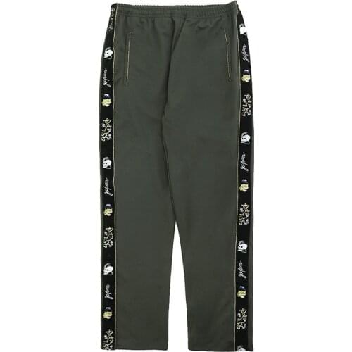 Kapital man high street fashion casual hip hop Street loose velvet color matching sports straight pants