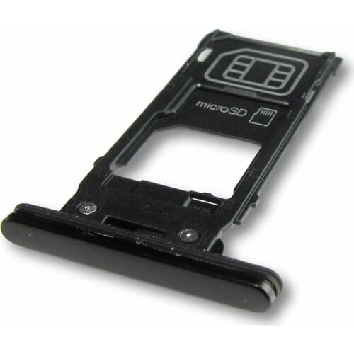 For Sony Xperia XZ2 H8316 H8276 Black Color SIM And MicroSD Memory Card Tray Holder