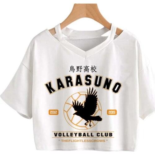 Japanese Anime Oya Oya Oya Haikyuu T Shirt Women Summer Tops Kuroo Cartoon T-shirt Karasuno Kawaii Graphic Tees Female Tshirt