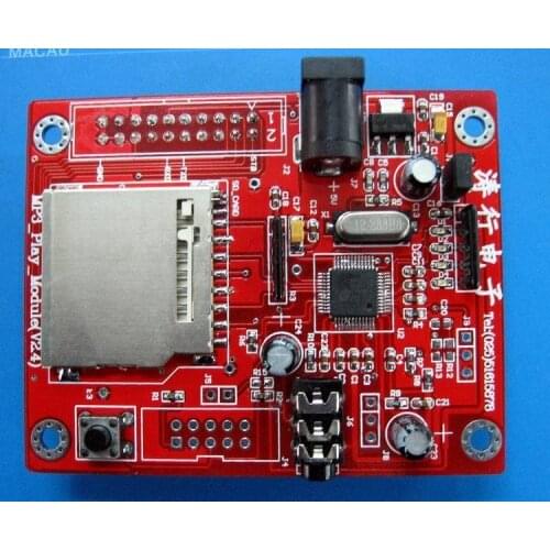 MP3 Module (V2.4), SD Card Player, RS232 Serial Port Control, Selection Playback