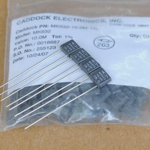 Original new 100% low temperature drift non-inductive metal foil resistance 10M 1% MBL6010D (Inductor)