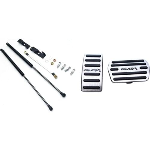 Pedal Covers for Ford Escape Kuga 2013-2017 & Refit Car Front Hood Engine Cover Hydraulic Rod Strut Spring Shock Bar