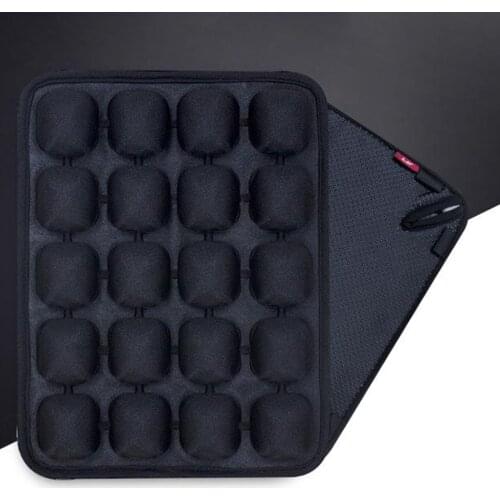 Motorcycle Air Seat Cushion, Rear or Small Seat Size, Extends Ride time and Increases Circulation, Reduces Vibration