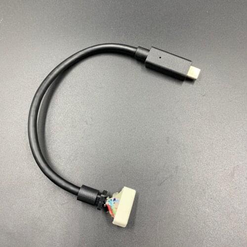 Full-featured Type C Cable Brand New Support Video and Audio Hdmi Etc. 18pin for Diy Research Purposes About 15cm-length