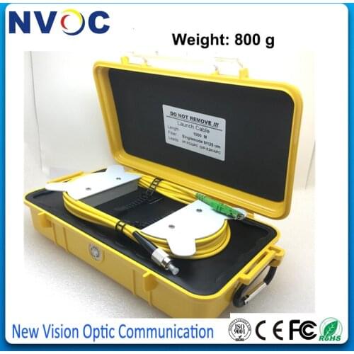 SM,9/125,G652D,1000M,1310/1550,FC/PC-E2000/APC HRL SM 1KM Fiber Optic OTDR Launch Cable Box with LC,SC,FC ST E2000 Connector