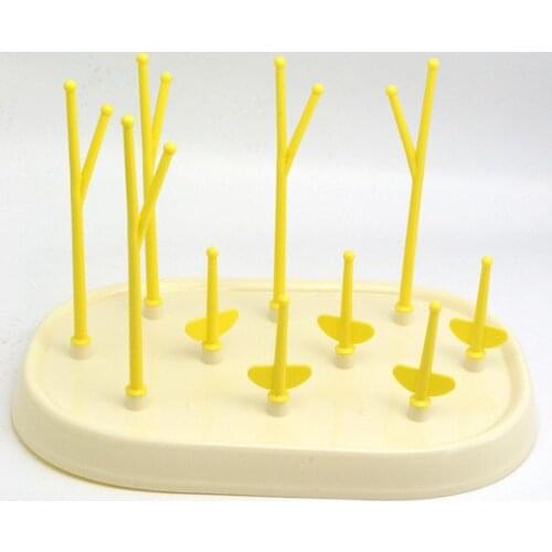 Bottle Drying Rack Waterproof Feeding Bottle Stand Holder Baby Feeding Bottles Cleaning Drying Rack Infant Feeding Bottle Holder