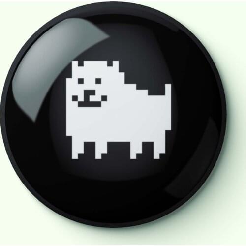 Undertale Annoying Dog kvw Soft Enamel Pin Fashion Creative Collar Badge Gift Brooch Metal Decor Cartoon Cute Women Jewelry