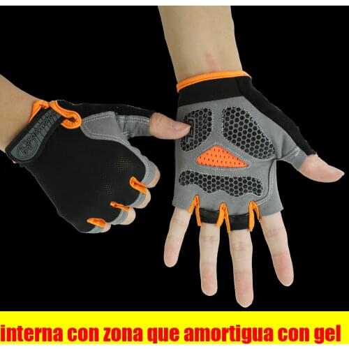 Cycling Gloves Motorcycle Fingerless Bicycle Gloves Summer Motorcyclist Cycling Equipment Sports Gym Training Gloves Mtb Men