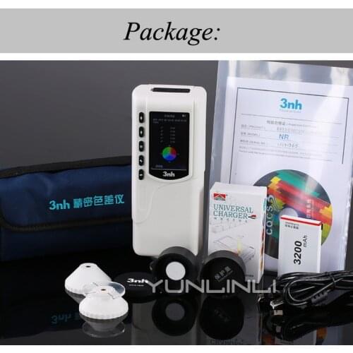 High Precision Color Difference Meter Spectrophotometer Color Difference Tester Colorimeter NR10