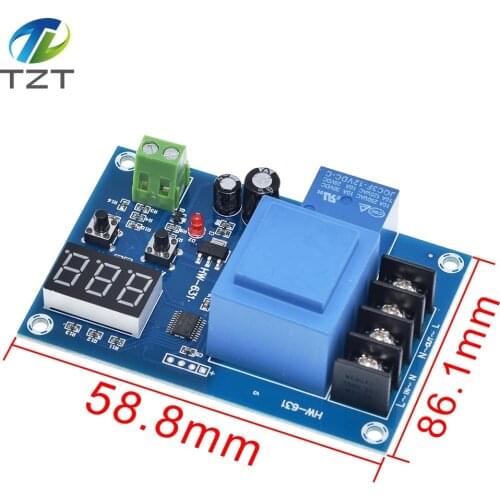 XH-M602 Digital Control Battery Charging Control Module AC 220V Lithium Storage Battery Charger Control Switch Protection Board