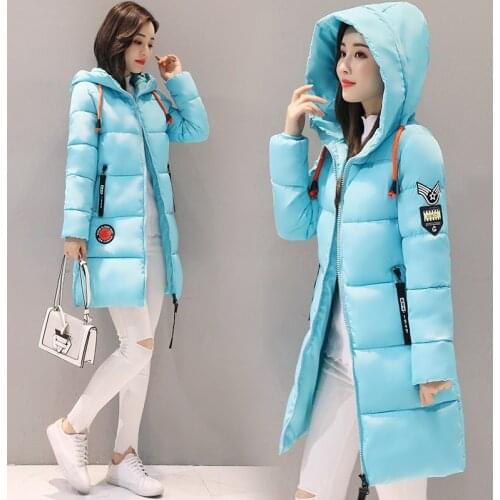 2021 Women Winter Parka Jacket Lady Hooded Outwear Warm Down Cotton Coats Slim Parka Padded autumn Female Overcoat Plus Size 3XL