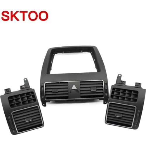 1TD819203A 1TD819728C For VW Caddy Touran 2004-2016 Front Rear Left Right Centre Chrome Console AC Air Conditioning Outlet Vent