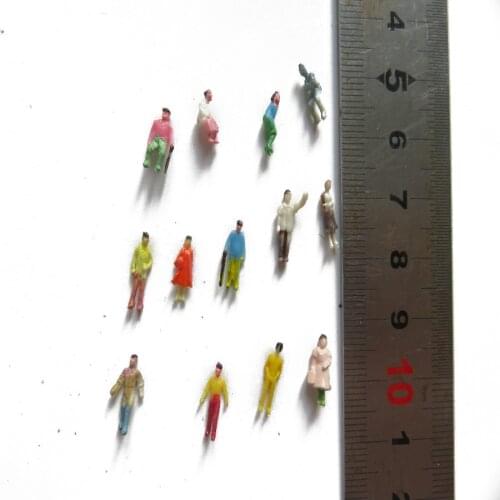 2018 100pcs/lot Low Price New High Quality Scale 1/150 Model Painted Figures Architecture Train Layout Materials People
