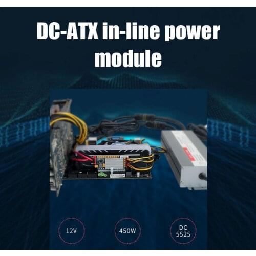 450W 24Pin 12V DC Input Peak 450W Output Mini ITX Pico Supply PC ATX ATX Switch PSU Power For Computer DC DC-DC J2Z6