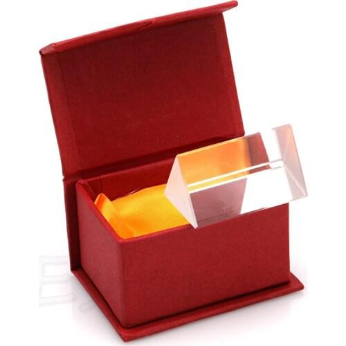 5cm Triangular Prism Teaching Optical Glass Triple Physics Light Spectrum New New