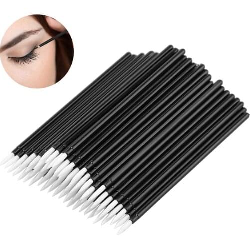 50pcs/set lady beauty Cosmetic Liquid Tool eye lip brush Wand Applicator eye liner Disposable Eyeliner Makeup Brush
