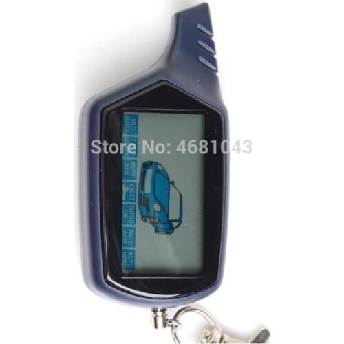 10 PCS/lot B6 Russian lcd remote Key for 10PCS StarLine B6 keychain lcd remote control 2-way car alarm system /FM transmitter