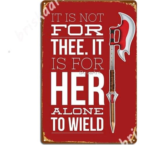 Buffy - It Is Not For Thee Metal Signs Club Bar Mural Painting Club Retro Tin sign Posters