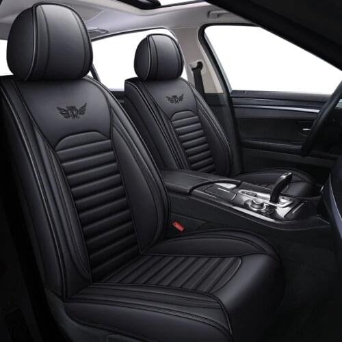 Leather black red car seat cover For peugeot 301 307 sw 508 sw 308 206 4007 2008 5008 2010 3008 2012 107 206 accessories