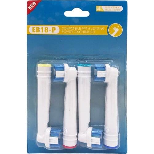 EB18-P EB18P Electric Toothbrush Replacement Heads 3D Whitening Clean 1pack(4pcs)