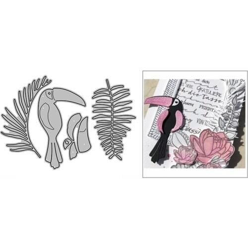 New Toucan Bird Animal Craft Embossing Mold 2021 Metal Cutting Dies for DIY Decorative Scrapbooking Album Card Making No Stamps
