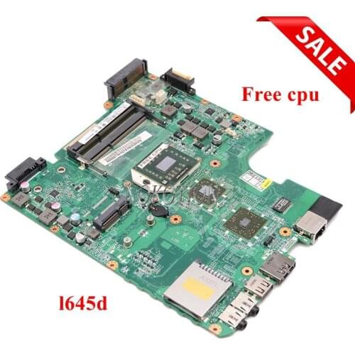 NOKOTION Laptop Motherboard For Toshiba Satellite L645D DDR3 A000073410 31TE3MB0040 DA0TE3MB6C0 Mainboard Socket S1 Free cpu