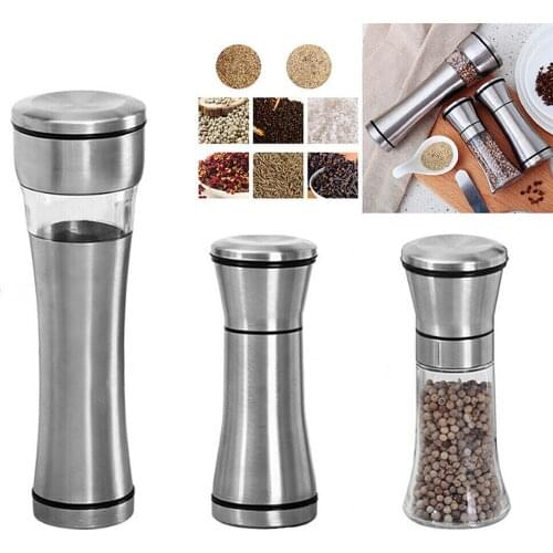 Stainless Steel Mills Pepper Grinder Solid Seasoning Rolling Machine Thickness Adjustable 3 Sizes Available