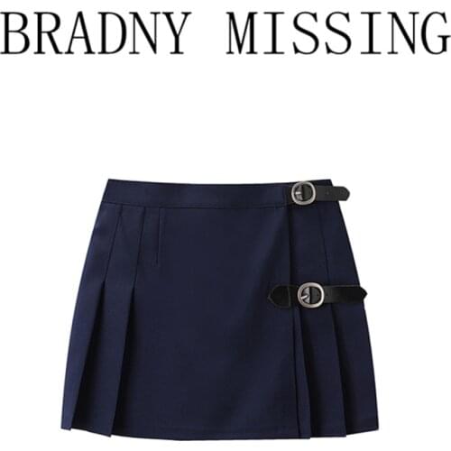 Sweet Women Soft Cotton High Waist Skirt 2021 Summer Fashion Ladies England Style Skirt Female Solid Color Mini Skirt