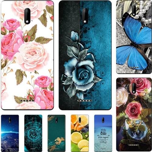 Fashion Flower Case For Wiko Sunny 5 Sunny 4 Plus Sunny4 Plus Cover Soft Silicone Cat Printing Capa Back Coque