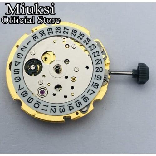 Brand new original gold Miyota 8215 21 jewels automatic mechanical date movement watch movements