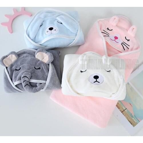 Newborn New Years Gift Spring Autumn Baby Bath Towel Kids Sleep Clothes Boys And Girls Sleeping Bag 0-36 Months Blanket Wrapped