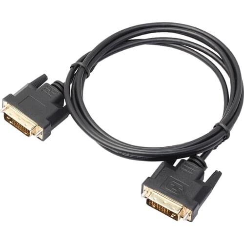 New DVI Cable DVI Male to DVI DVI-D 24+1 Male Gold plated Male to Male 1M 2m 3m 5M for TV Projector Monitor Dual Link Cable