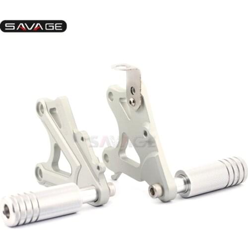 Front Foot Pedal Peg Footrest For KAWASAKI ZX-6R ZX-6RR 2003 2004 Motorcycle Accessories Left Right Bracket NINJA ZX6R ZX6RR