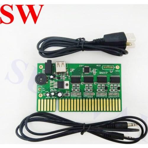PC USB to JAMMA arcade converter Controller boards for fighting game cabinet joystick pushbutton