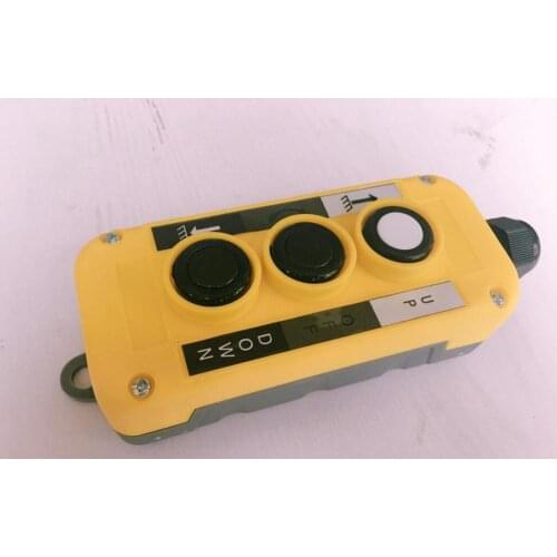 Hoist Crane 3 Pushbuttons Pendant Control Station