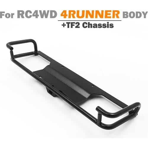 Durable Stainless Steel Rear Back Bumper DIY Part for RC4WD 4RUNNER Rear Bumper RC Car Accessories