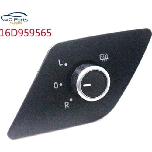 16D959565 / 5C7 959 565 C D H F For Volkswagen V-W J-etta MK6 Side Mirror Adjust Switch Knob W/ Heat 6 PINS 16D 959 565