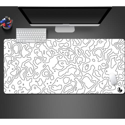 Black And White Cool Japan Hot Animation One Piece Mousepad Game Competition Fast Game Mouse Pad Best-selling Rubber Mats